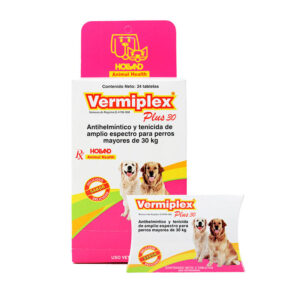 Vermiplex® Plus 30 — Antiparasitario interno para perros 30 kg