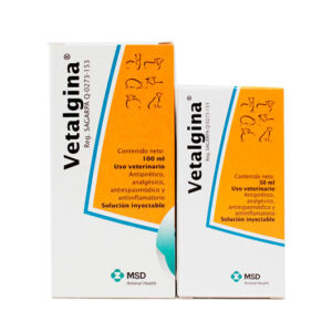 Vetalgina® — Antipirético, Analgésico, Antiespasmódico y Antiinflamatorio para bovinos y caballos