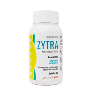 Zytra — Mucorregulador, Antiinflamatorio, Expectorante, Antipirético para bovinos y caballos