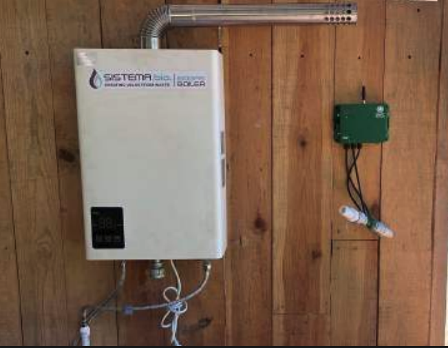 Calentador de agua a biogás productivo 10 litros por minuto — BioCalentadorAgua Productivo
