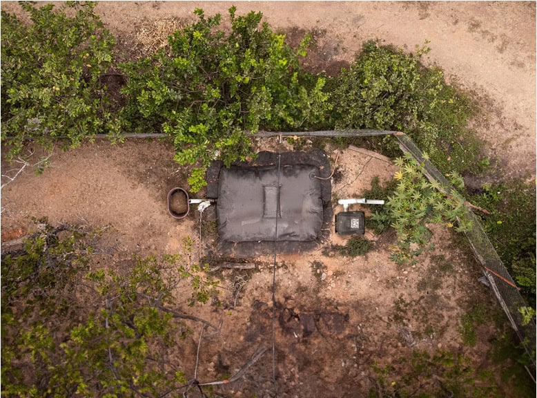 Biodigestor Sistema.bio de 8,000 litros — para 2 a 3 vacas o hasta 25 cerdos