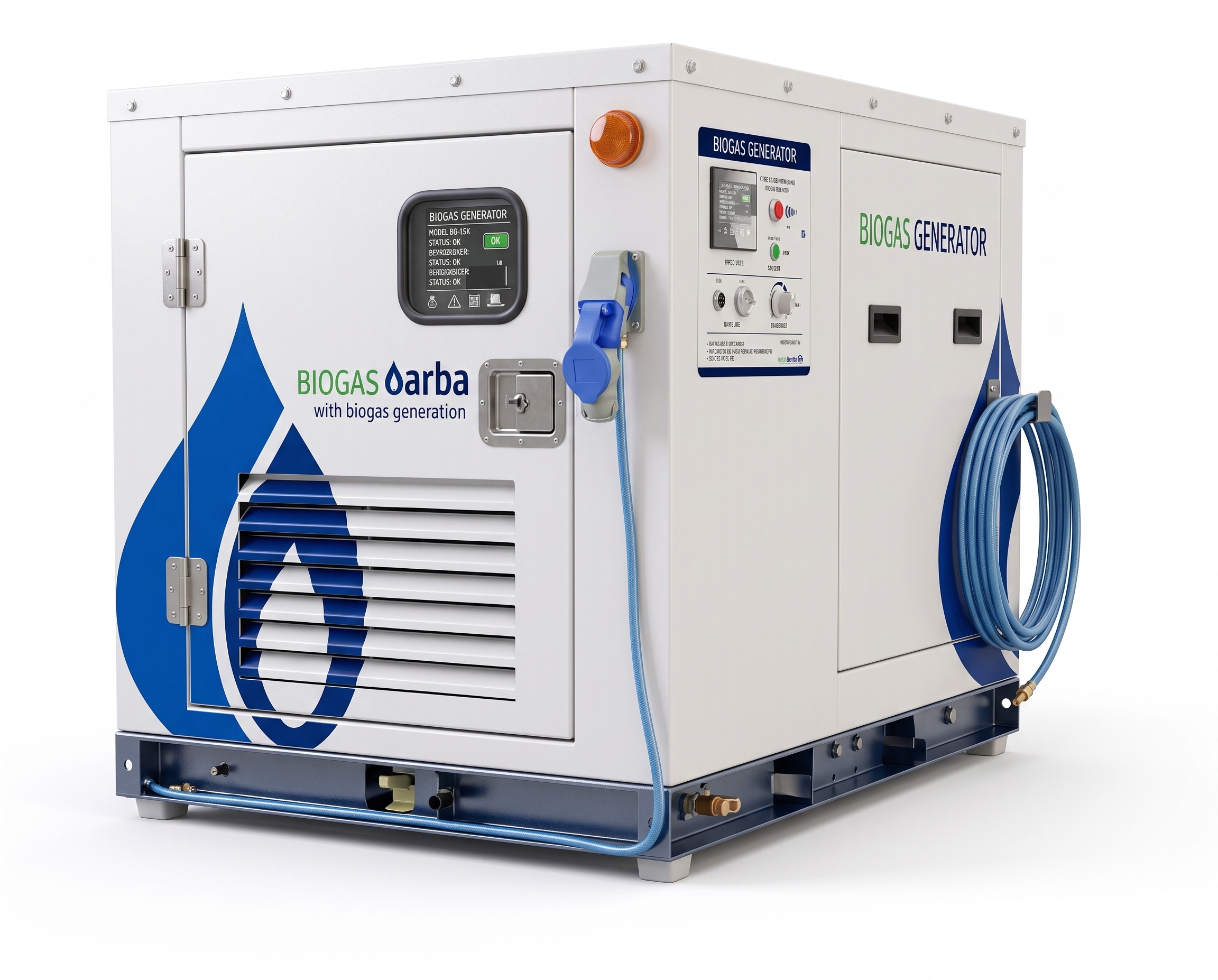Generador de electricidad con biogás 6 KVA — 6 KVA Generador a Biogás